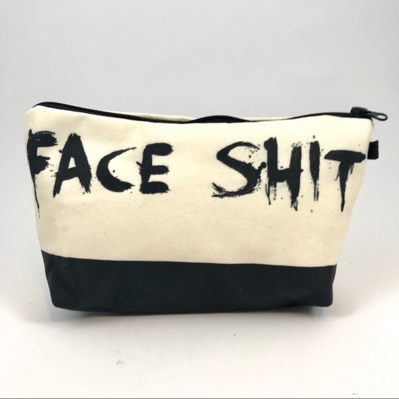 Handbags - FACE S#%* Makeup Bag Goth Teen Halloween